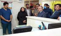 بازدید دکترهاشمی از بیمارستان جاجرم